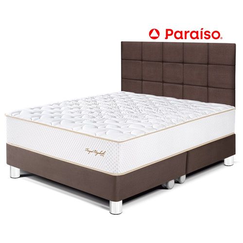 Dormitorio Royal Elizabeth Queen con Cabecera Blocks Chocolate