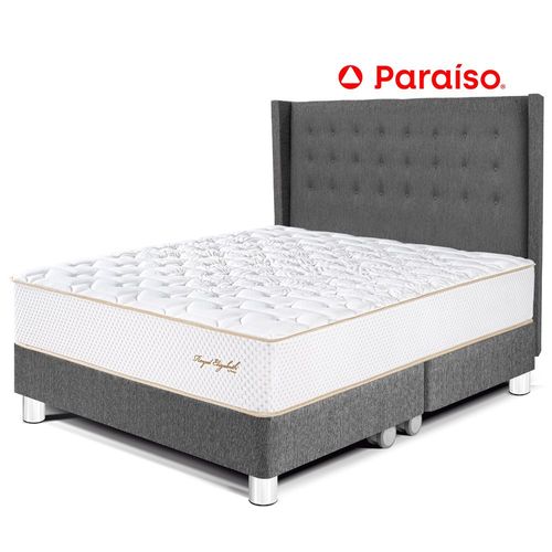 Dormitorio Royal Elizabeth King 198S Cabecera Gold Gris