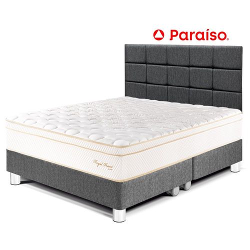 Dormitorio Royal Prince Queen con Cabecera Blocks Gris