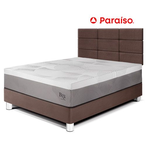 Dormitorio Royal Balanzze 1.5 Plazas Cabecera Blocks Chocolate