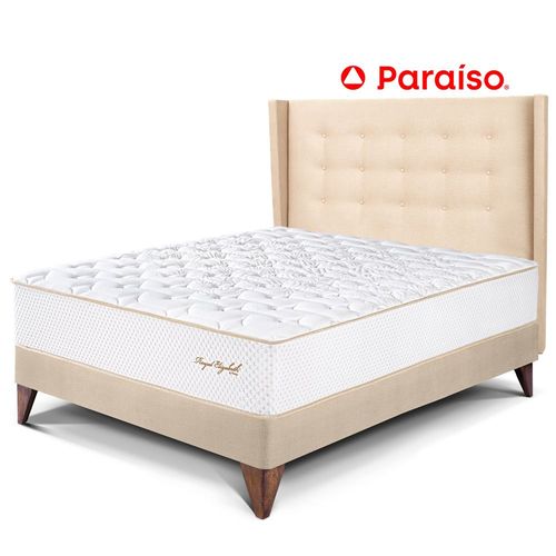 Dormitorio Europeo Royal Elizabeth 2 Plazas Cabecera Gold Champagne