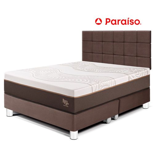 Dormitorio Royal Abrazzo King 198 Cabecera Blocks Chocolate