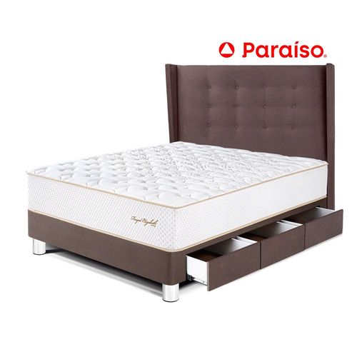 Dormitorio Cajones Royal Elizabeth 1.5 Plazas Cabecera Gold Chocolate