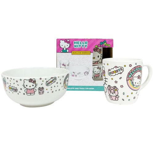 Set De Cerámica Scool 2 Piezas Hello Kitty Ice Cream