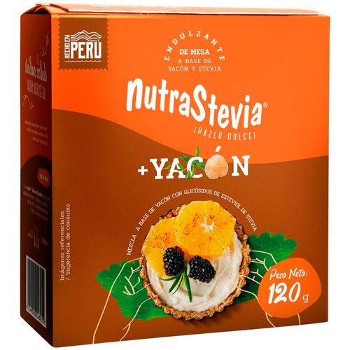 Stevia NUTRASTEVIA con Yacón Caja 120un