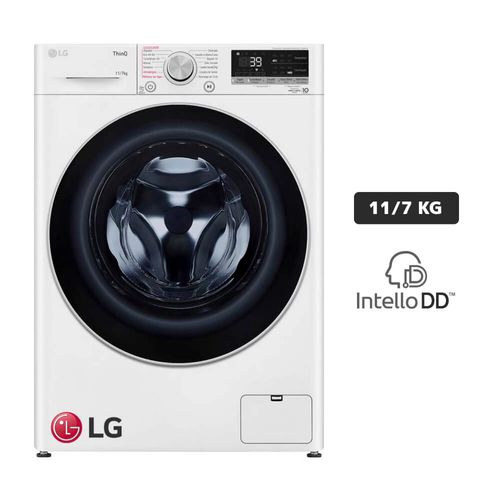 Lavaseca LG Carga Frontal 11Kg/7Kg WD11WVC3S6 Blanco