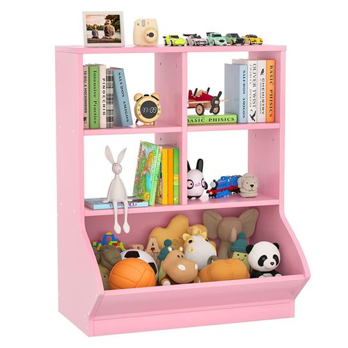 ESTANTE  INFANTIL OLIH ROSADO - DIBA MUEBLES