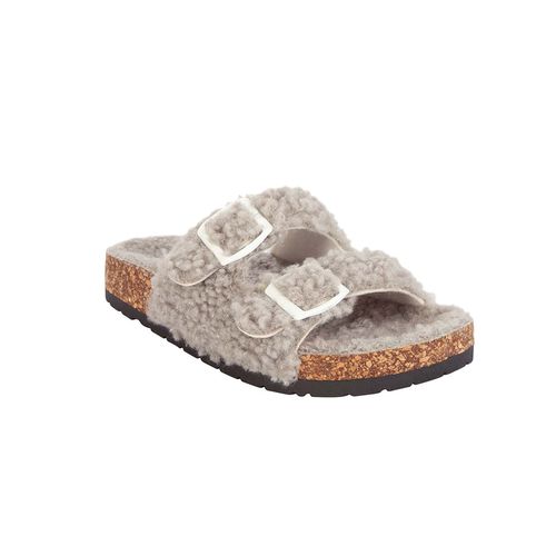 Pantuflas Mujer 7405 Gris