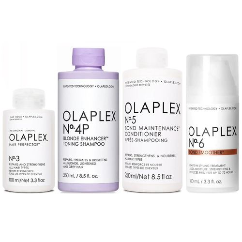 Olaplex N°3 + N°4P + N°5 + N°6 Tratamiento Cabello Rubio