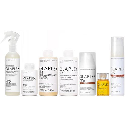 Olaplex N°0 + N°3 + N°4 + N°5 + N°6 + N°7 + N°9 Tratamiento Reparador