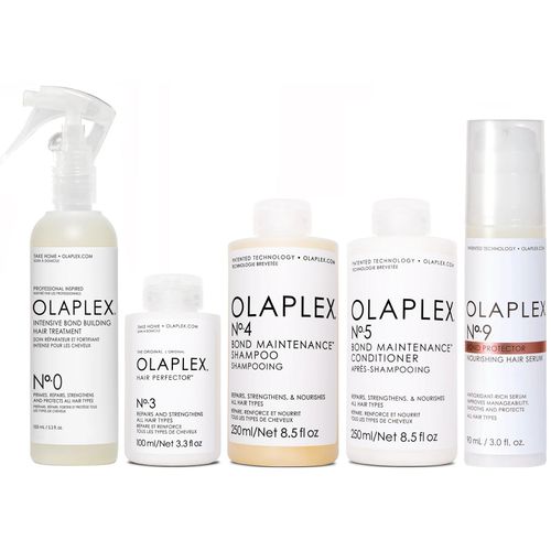 Olaplex N°0 + N°3 + N°4 + N°5 + N°9 Tratamiento Reparador Intensivo