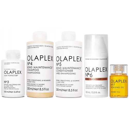 Olaplex N°3 + N°4 + N°5 + N°6 + N°7 Tratamiento Reparador Intensivo