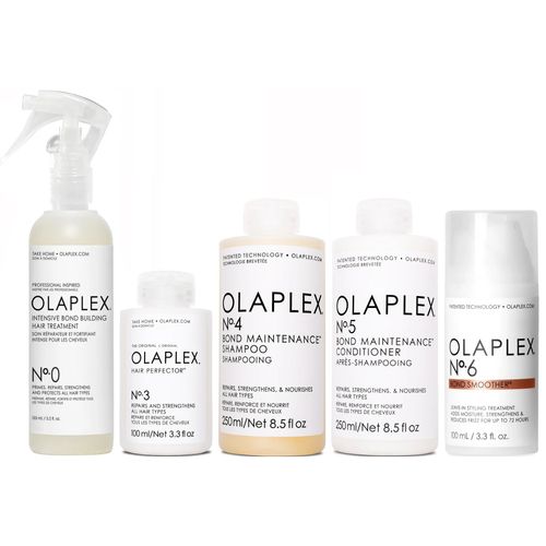 Olaplex N°0 + N°3 + N°4 + N°5 + N° 6 Tratamiento Reparador Intensivo