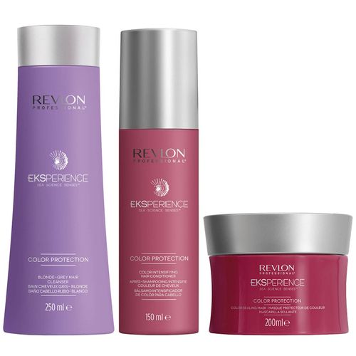 Shampoo + Conditioner + Mascarilla Revlon Eksperience Color Protection