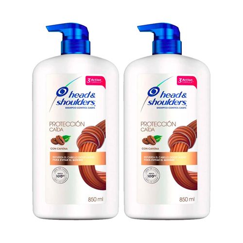 Pack Shampoo HEAD & SHOULDERS Protección Caída Frasco 850ml x 2un