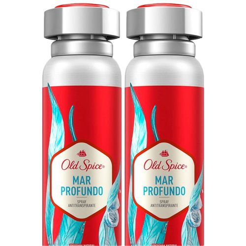 Pack Desodorante Antitranspirante en Aerosol para Hombre OLD SPICE Mar Profundo Frasco 150ml Paquete 2un