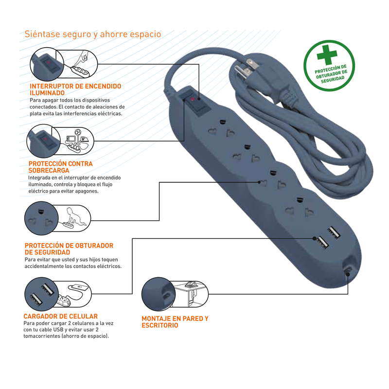 Extension-Electrica-Multiple-Bticino-4-tomas---2-puertos-USB