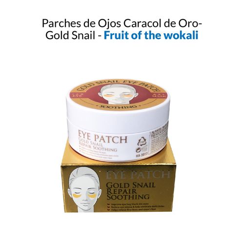 Parches de Ojos Caracol de Oro- Gold Snail