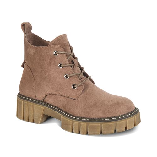 Botines Combat Mujer 7646 TAUPE