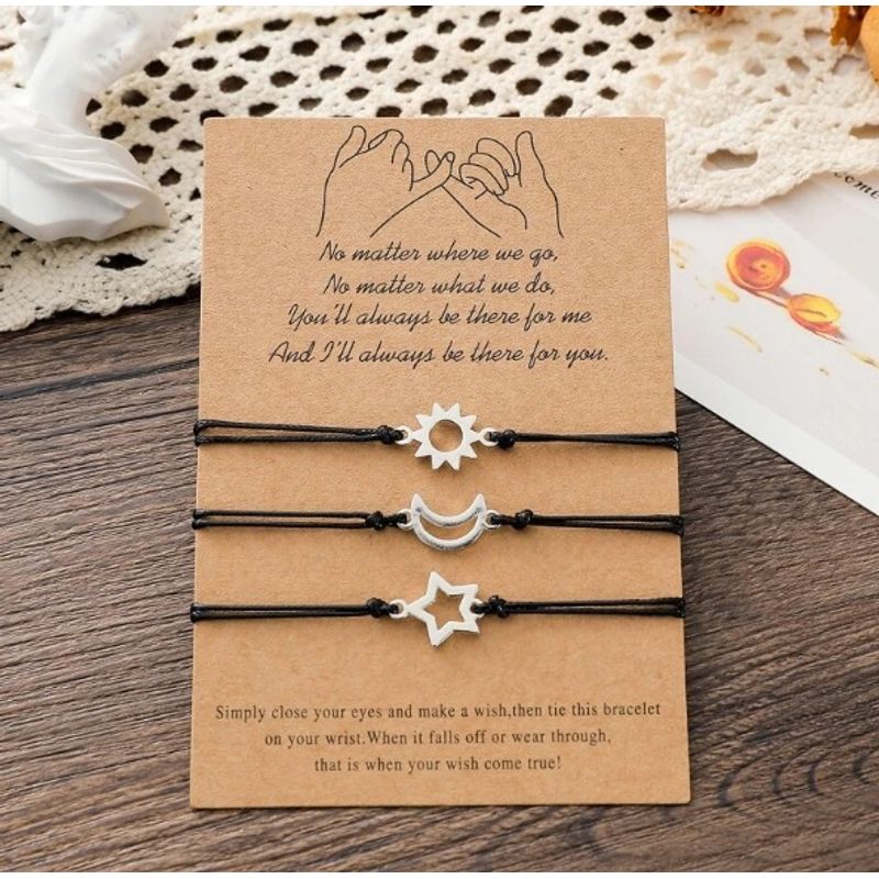 Set-x-3-pulseras-plateadas-sol-luna-y-estrella-mejores-amigos-bff-San-Valentin