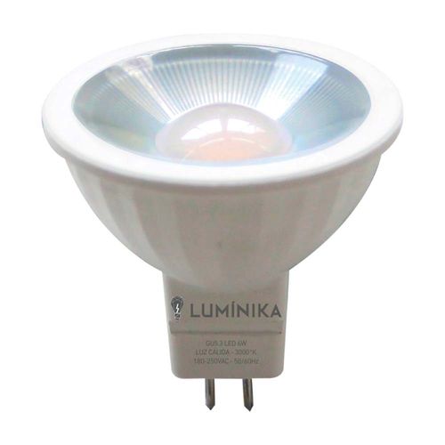 Dicroico LED Luminika GU5.3 6W Luz Cálida