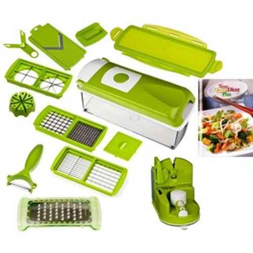 Rayador De Verduras Nicer Dicer Plus Procesador de Alimentos Multifuncional