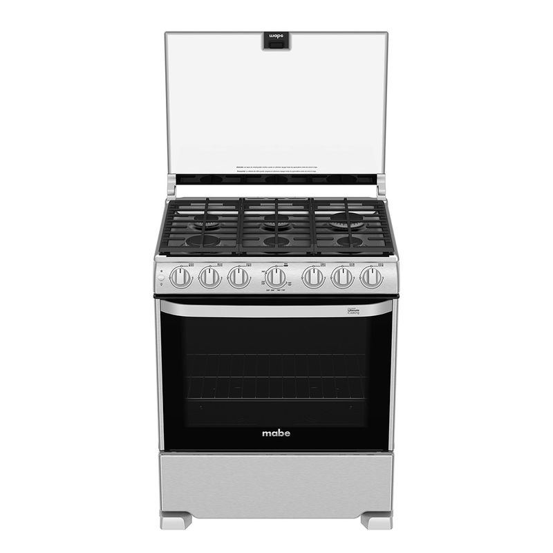 Cocina-a-Gas-de-6-Hornillas-Mabe-EME7675CSYX1-Inoxidable-Oferta-