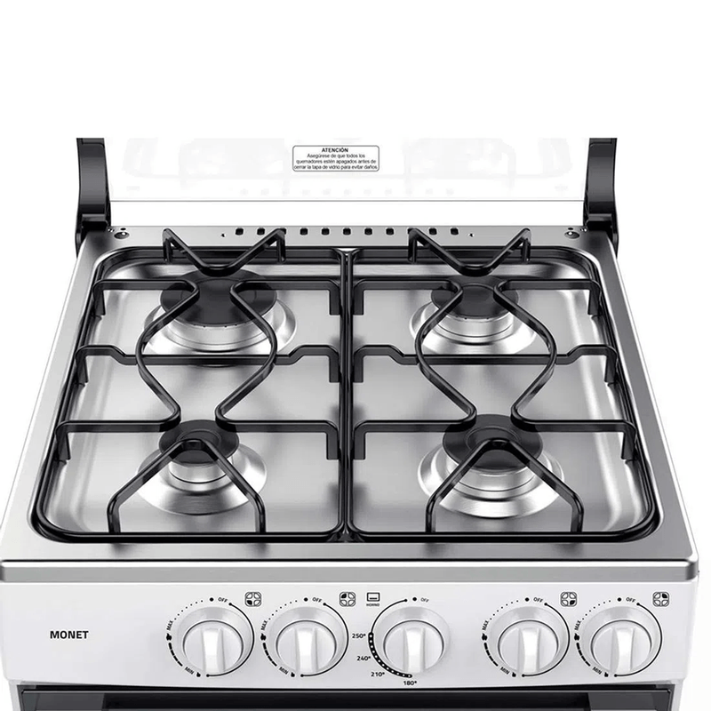 Cocina-a-gas-Indurama-4-Hornillas-MONET-–-Blanco