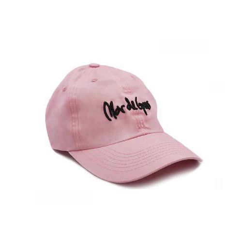 Gorra  Mar de Copas, color Rosado, logo y firma Wicho bordado