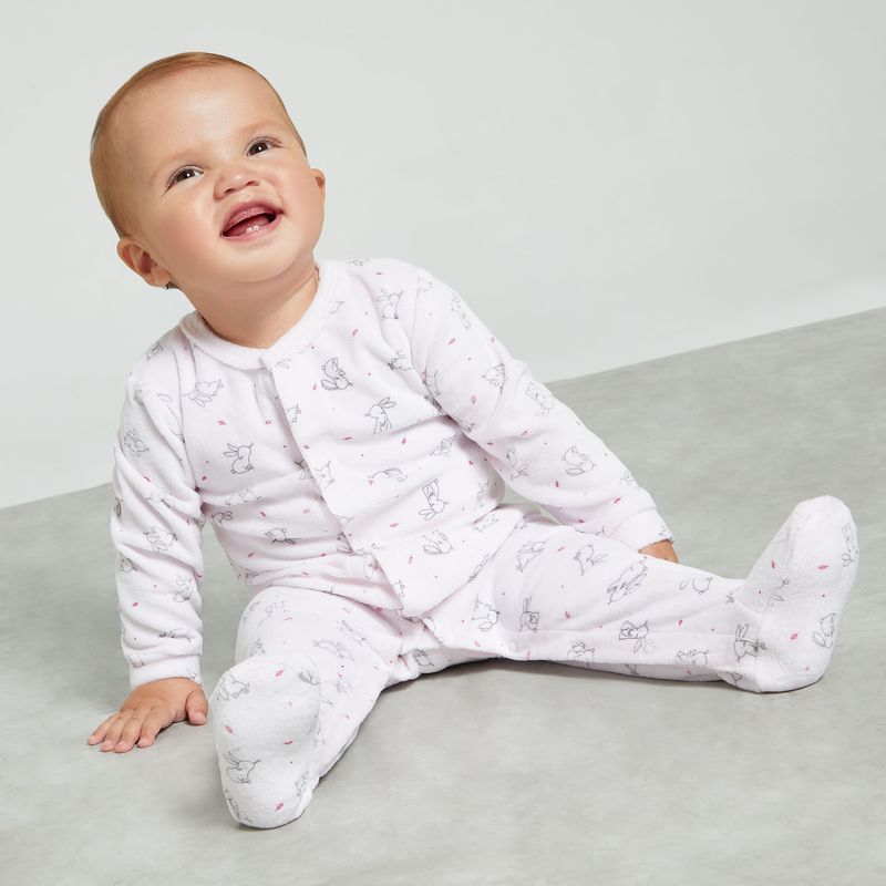 Vinagre lavabo invadir Pijama Para Bebé Recién Nacido Baby Circus Aop Plush - Shopstar