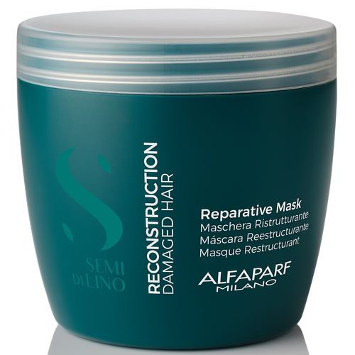 Mascarilla Reparadora Cabello Dañado Alfaparf Reconstruction 500ml