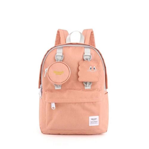 Mochila escolar o de viaje Multibolsillos H422-12 Rosado