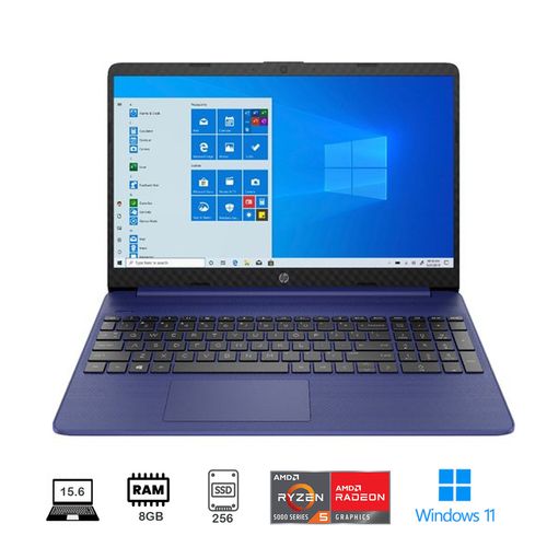 Laptop HP 15-EF2511LA AMD Ryzen 5 5500U 15.6" HD 8GB RAM 256GB SSD Windows 11