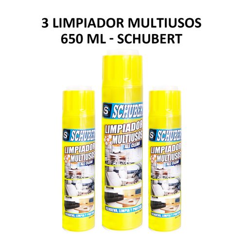 3 Limpiador Multiusos 650ml - Schubert