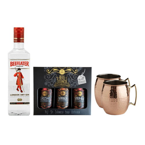 PACK N° 4 : BOX CITRUS + BEEFEATER + 2 COPPER MUGS