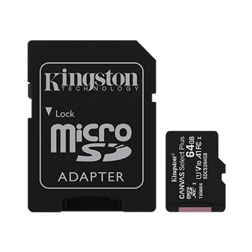 Memoria Micro SD Kingston Clase 10 + Adaptador - 32GB