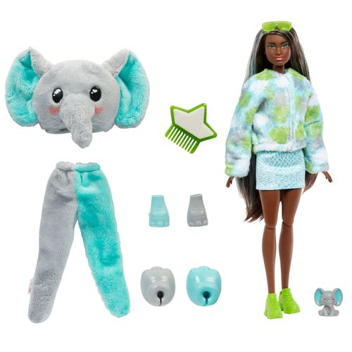 Muñeca Barbie Animales De La Selva Elefante