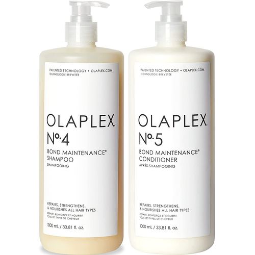 Olaplex N°4 + N° 5 Shampoo Reparador 1000ml + Acondicionador