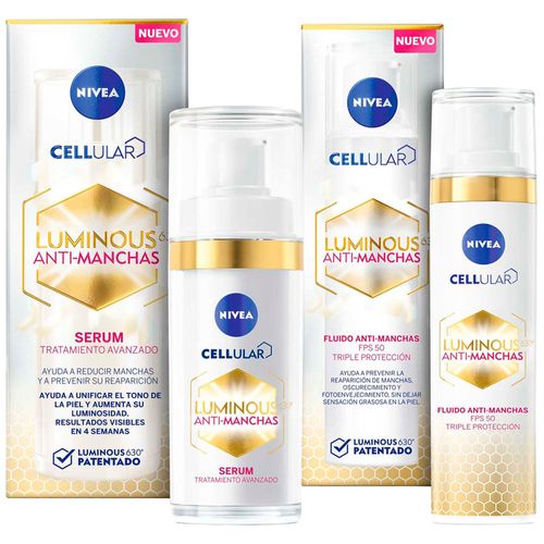 Pack NIVEA Serum Antimanchas Cellular Frasco 30ml + Fluido Antimanchas Cellular Frasco 40ml