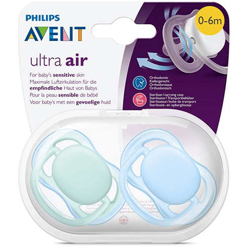 CHUPONES AVENT AIRFRLOW DE 0 A 6 MESES NIÑO SCF244/22