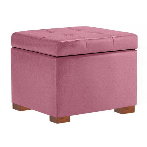 BAUL ALBERT MAVISAC PEQUEÑO COLOR ROSADO - TELA