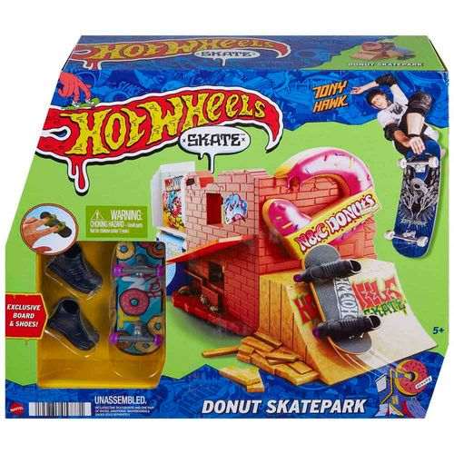 Pista de Juguete hot wheels Skate Park para Fingerboard