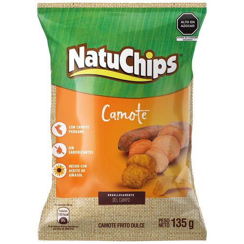 Chips de Camote NATUCHIPS Bolsa 135g