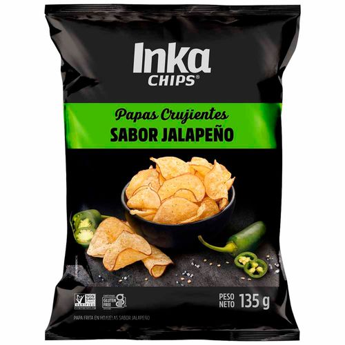 Papas INKA CHIPS Jalapeños Bolsa 135g