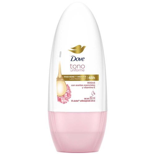 Desodorante Roll On DOVE Mujer Rosas Frasco 50ml