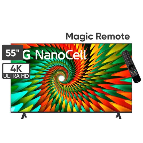 Televisor LG NanoCell 55" UHD 4K ThinQ AI 55NANO77SRA (2023)