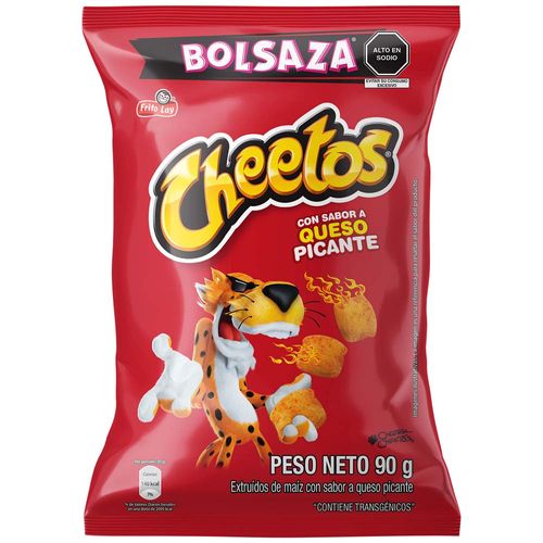 Piqueos CHEETOS Queso Picante Bolsa 90g