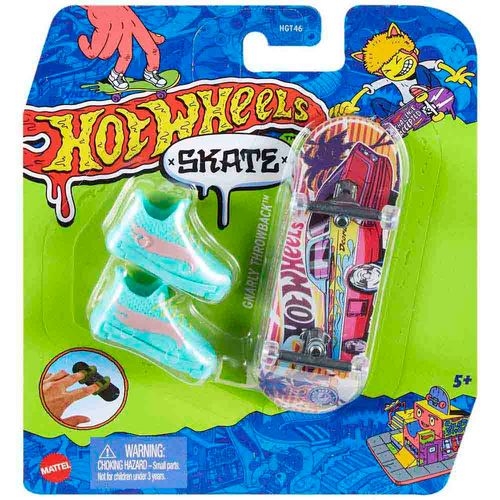 Vehículo de Juguete HOT WHEELS Patineta con Tenis de Skate