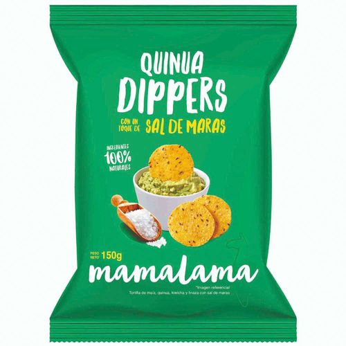 Snack Quinua Dippers MAMALAMA Sal de Maras Bolsa 150g