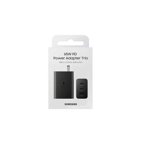 Adaptador Samsung Trio 65W PD - Negro